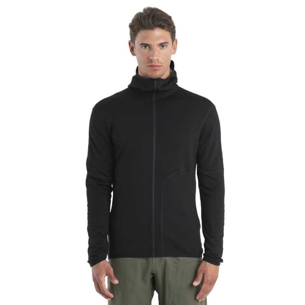 Icebreaker Merino 560 Realfleece Elemental Ii Sweatshirt Med Lynlås  M Mand