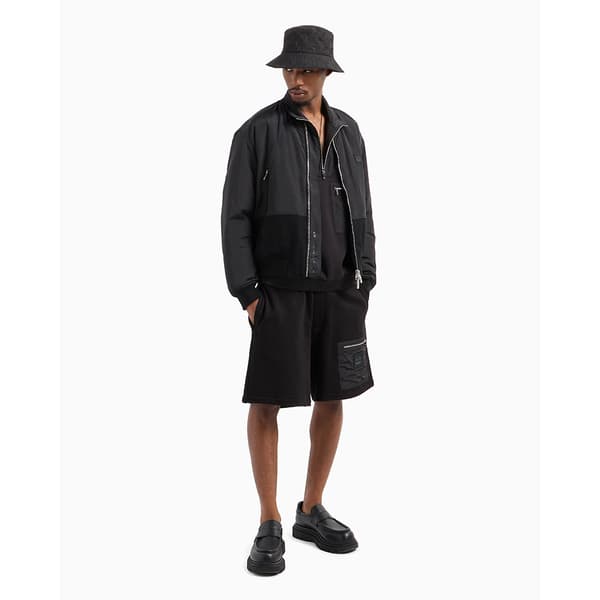 Armani Exchange Xm000083_af10818 Tröja Med Halv Dragkedja Svart L Man
