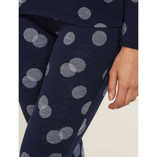 Icebreaker Merino 260 Vertex Falling Flakes Leggings Blå XL Kvinna