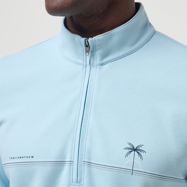 Travis Mathew Upgraded Cs Halv Lynlås Sweatshirt  M