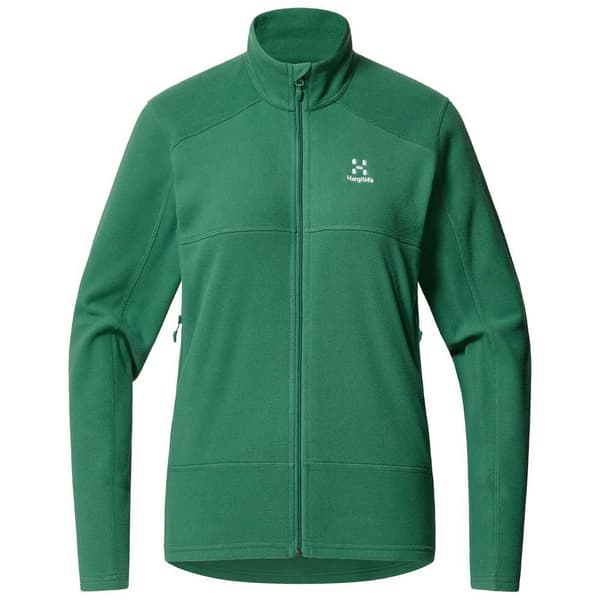Haglofs Buteo Mid Sweatshirt Med Dragkedja Grönt L Kvinna