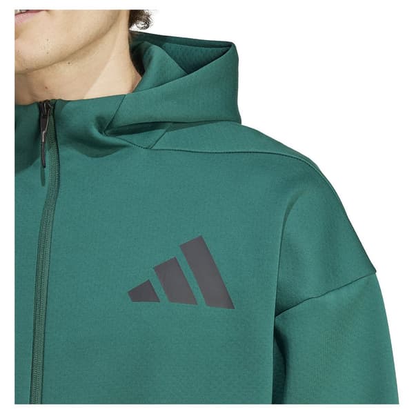 Adidas New Z.n.e Sweatshirt Med Dragkedja Grönt M / Regular Man