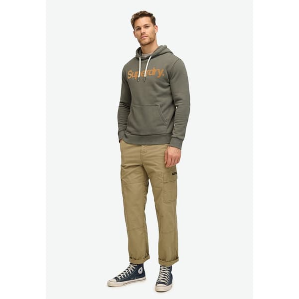Superdry Classic Core Logo Huppari Vihreä S Mies