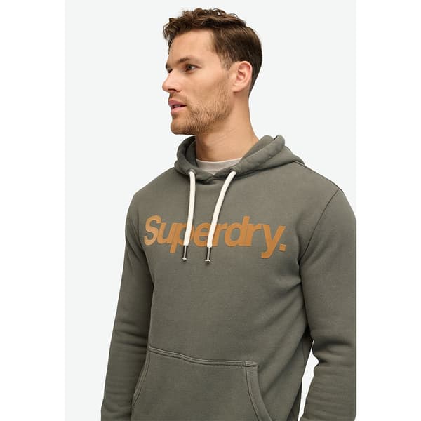 Superdry Classic Core Logo Huppari Vihreä S Mies
