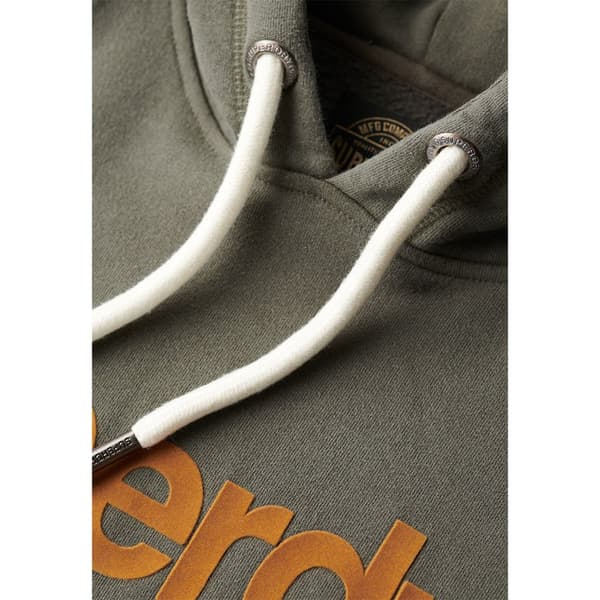 Superdry Classic Core Logo Huppari Vihreä S Mies
