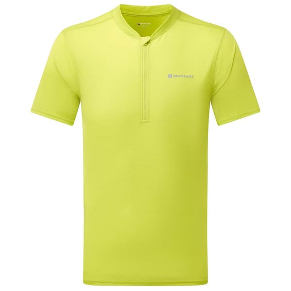 Montane Dart Nano Puoli Vetoketjullinen Lyhythihainen T-paita Keltainen 2XL Mies