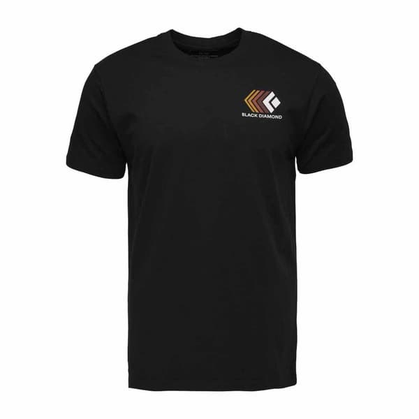 Black Diamond Faded T-shirt Med Korte ærmer Sort S Mand