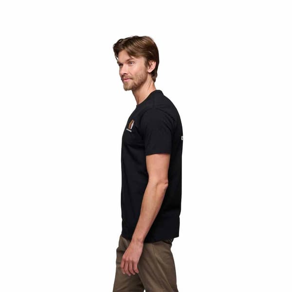 Black Diamond Faded T-shirt Med Korte ærmer Sort S Mand