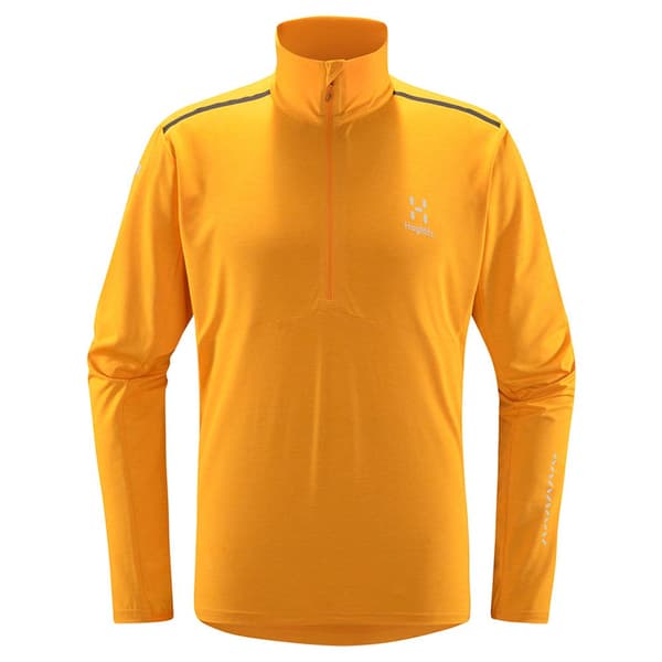 Haglofs L.i.m Strive Mid Halv Lynlås Sweatshirt Gul XL Mand