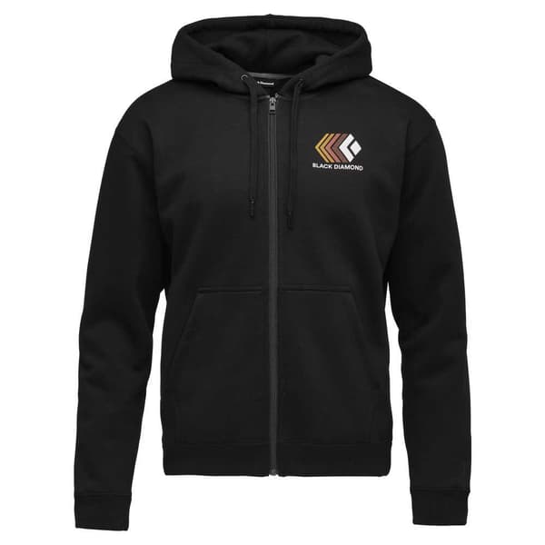 Black Diamond Faded Sweatshirt Med Dragkedja Svart L Man