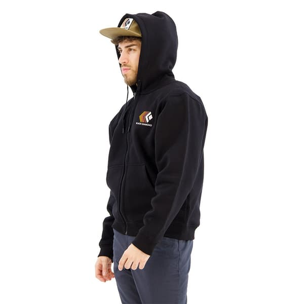 Black Diamond Faded Sweatshirt Med Dragkedja Svart L Man