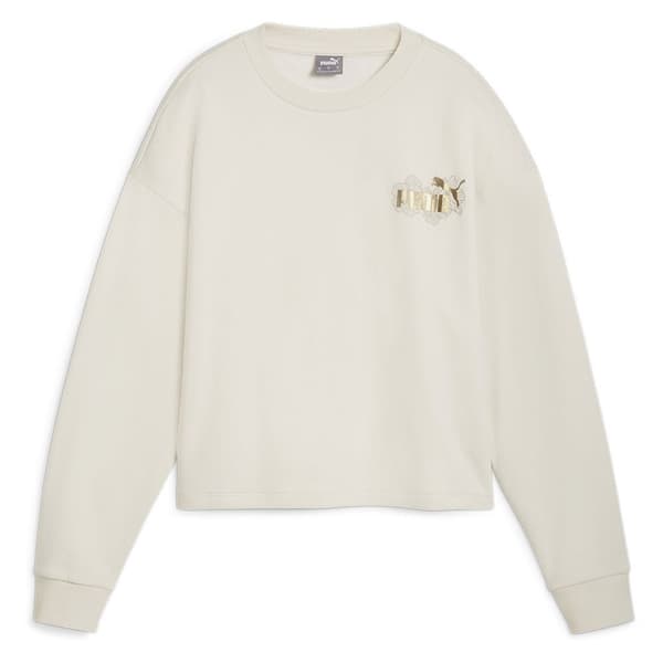Puma Ess+ Class Act Tröja Beige S Kvinna