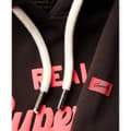 Miniatyrbild 3 av 5: Superdry Neon Vintage Logo Graphic Tröja Med Huva Svart XS Kvinna