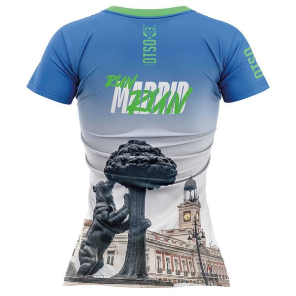 Otso Run Madrid T-shirt Med Korte ærmer Flerfarvet XS Kvinde