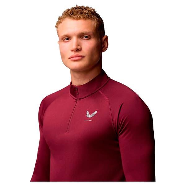 Castore Adapt Halv Lynlås Langærmet T-shirt  S Mand
