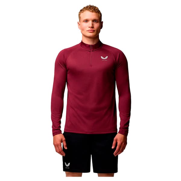 Castore Adapt Halv Lynlås Langærmet T-shirt  S Mand
