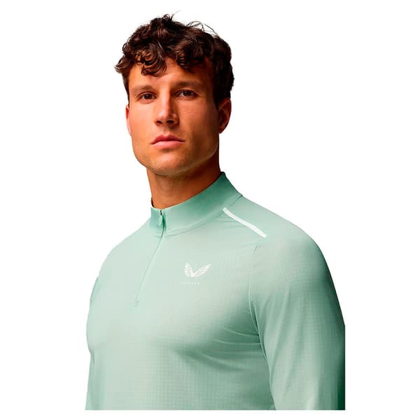 Castore Apex Aeromesh Halv Dragkedja Långärmad T-shirt  M Man