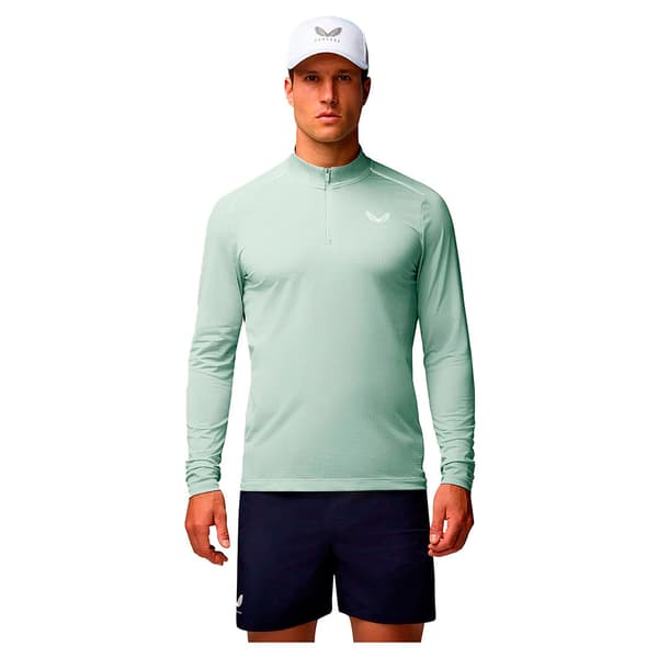 Castore Apex Aeromesh Halv Dragkedja Långärmad T-shirt  M Man