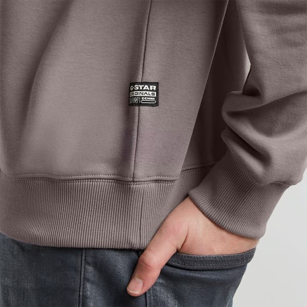 G-star Stacked Old Skool Logo Collegepaita Beige M Mies