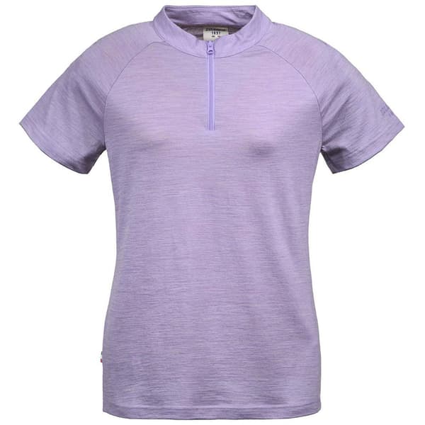 Dolomite Cristallo merino Zip Lyhythihainen T-paita Violetti M Nainen