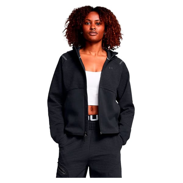 Under Armour Unstoppable Fleece Texturized Jakke Sort M Kvinde