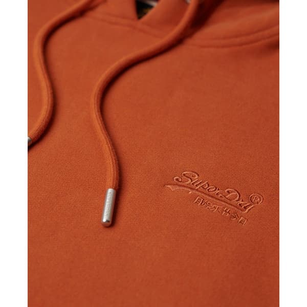 Superdry Essential Logo Huvtröja Orange XL Man