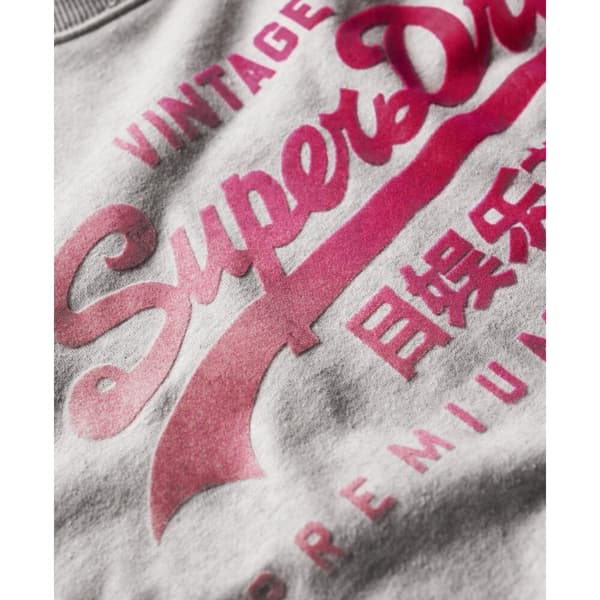 Superdry Tonal Vl Loose Tröja Grå M Kvinna