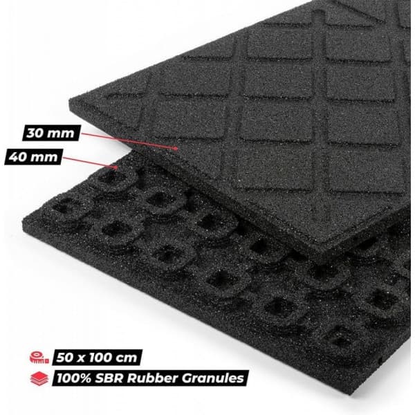 Gymstick Pro Rubber kumilaatta, 30 mm