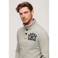 Miniatyrbild 4 av 6: Superdry Vintage Athletic Henley Tröja Grå L Man