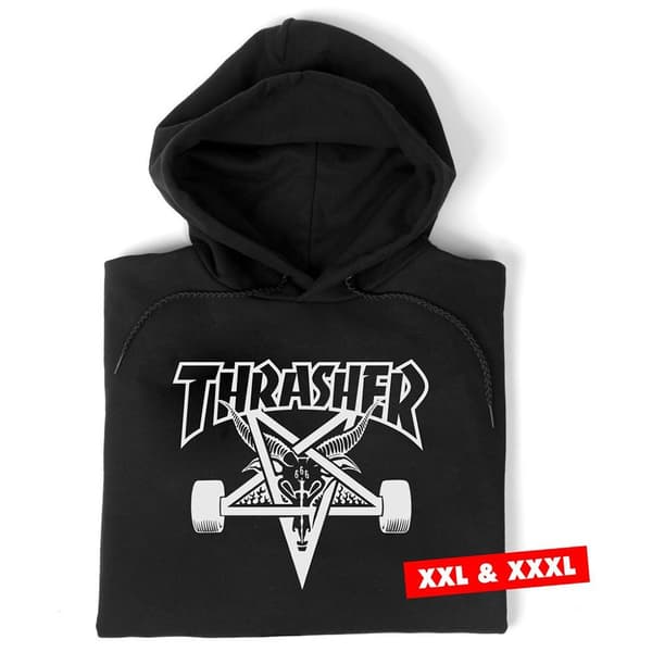 Thrasher Skate Goat Hættetrøje Sort L Mand