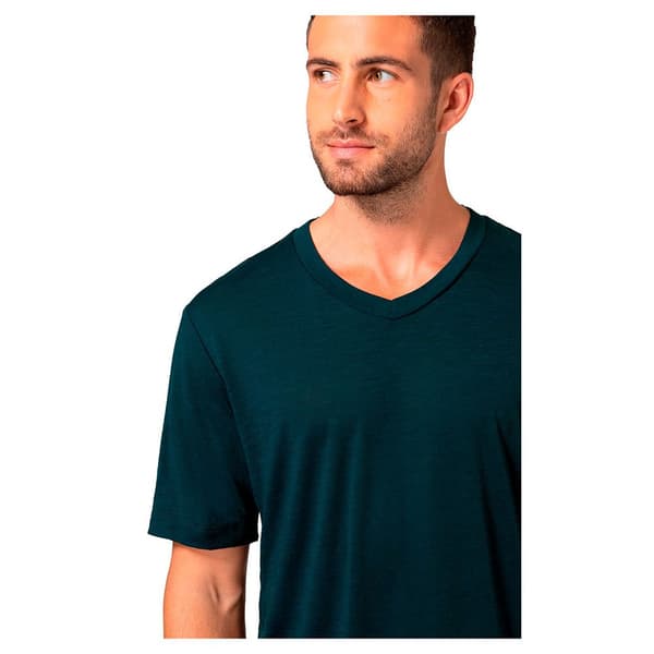 Super.natural Sierra140 V Neck T-shirt Med Korte ærmer Blå L Mand