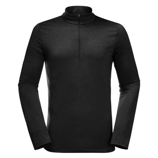 Jack Wolfskin Sky Thermal Half Zip T-shirt Med Lång ärm Svart L Man