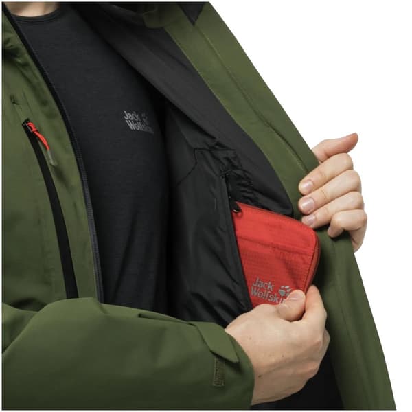 Jack Wolfskin Eagle Peak 2l Jkt M 1112993-4129, Man, Jackor, Grön