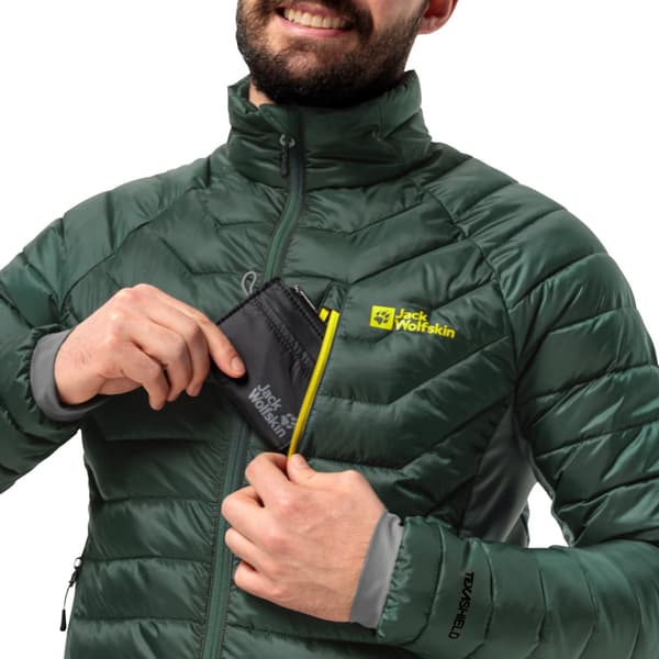 Jack Wolfskin Routeburn Pro Ins Jacket 1206862-T0138, Man, Jackor, Grön