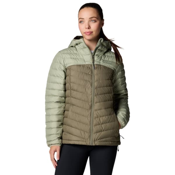 Columbia Westridge Hooded Down Jacket 2051265349, Kvinna, Jackor, Grön Green S