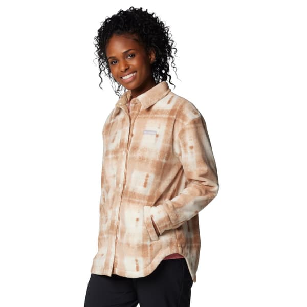 Columbia Benton Springs Fleece Shirt Jacket II 2085661224, Kvinna, Jackor, Brun