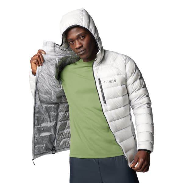 Columbia Arctic Crest Down Hooded Jacket 2088774043, Mand, Jakke, Grå