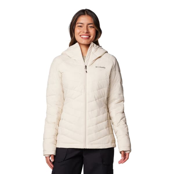 Columbia Joy Peak II Hooded Jacket W 2089041278, Kvinde, Jakke, Beige Beige M