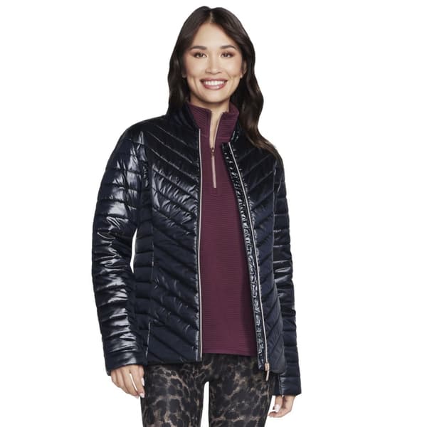 Skechers GO Shield Shine Jacket JA150-BLK, Kvinna, Jackor, Svart