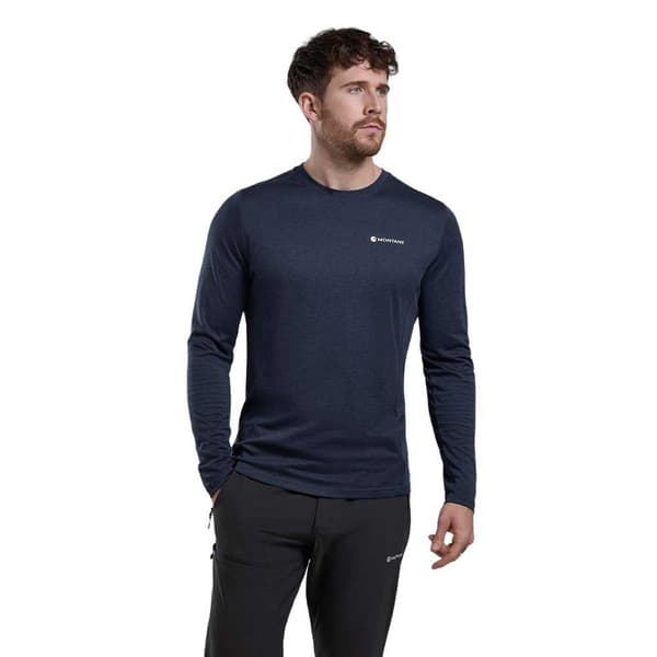 Montane Dart T-shirt Med Lång ärm Blå XS Man