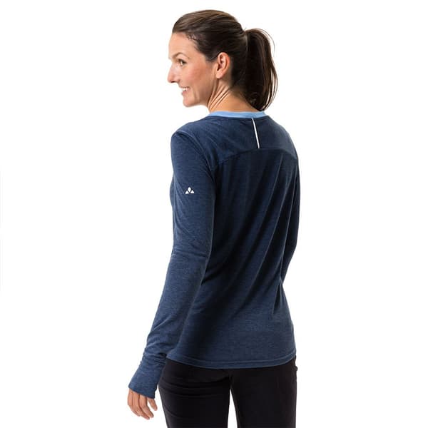 Vaude Sveiii T-shirt Med Lange ærmer Blå 42 Kvinde
