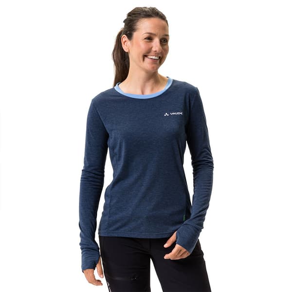 Vaude Sveiii T-shirt Med Lange ærmer Blå 42 Kvinde