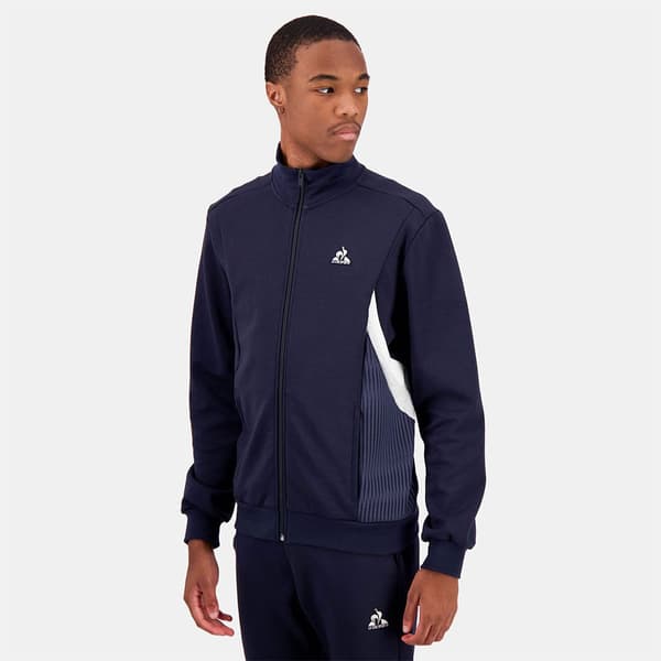 Le Coq Sportif Heritage N°1 Sweatshirt Med Dragkedja Blå L Man