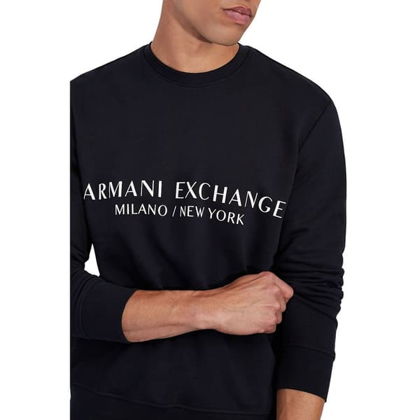 Armani Exchange French Terry Tröja Blå M Man