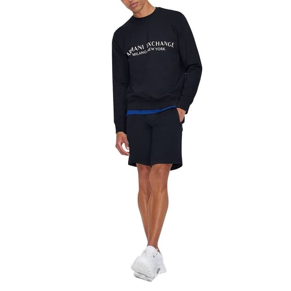 Armani Exchange French Terry Tröja Blå M Man