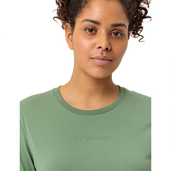 Vaude Logo T-shirt Med Lång ärm Grönt 34 Kvinna