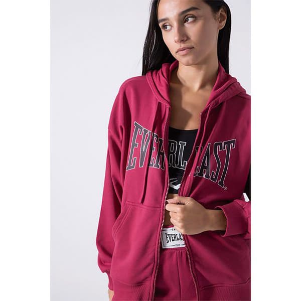 Everlast Logo Kokovetoketjullinen Collegepaita  M Nainen