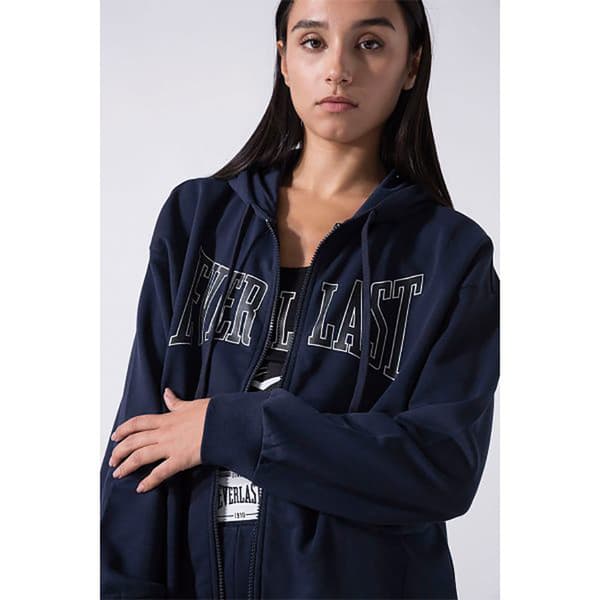 Everlast Logo Sweatshirt Med Lynlås  S Kvinde