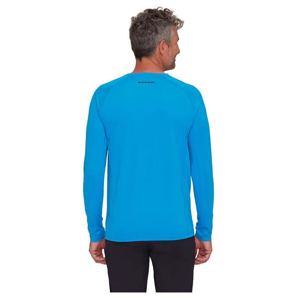 Mammut Selun Fl Sun Logo T-shirt Med Lång ärm Blå L Man