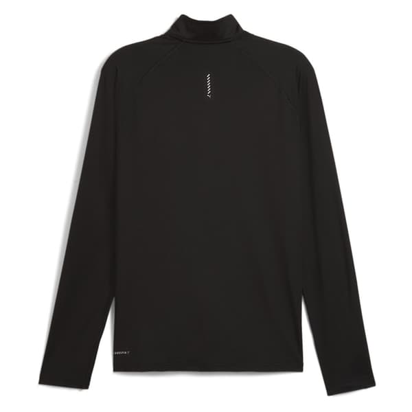 Puma Velocity Cloudspun Halv Lynlås Sweatshirt Sort L Mand
